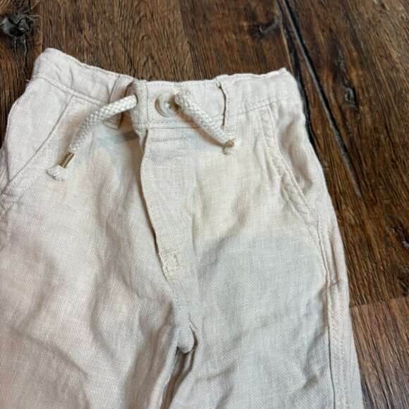 Gymboree cream linen blend pants - Picture 2 of 3